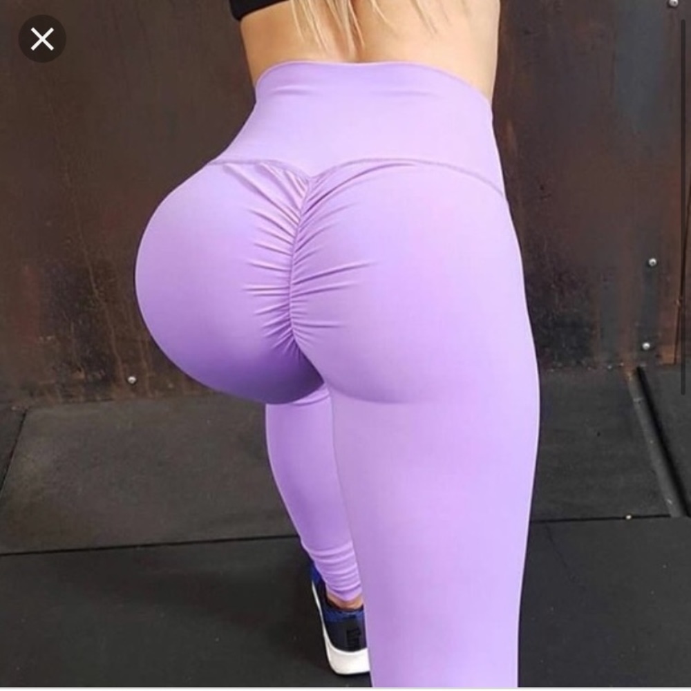 ABS2B lilac custom leggings